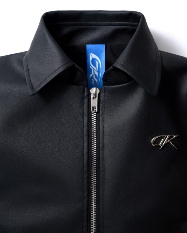 DKILLUMINATE｜PADDED-SHOULDER LEATHER JACKET