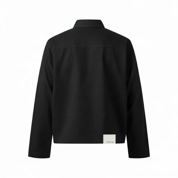 MAVERIK STUDIO｜MAVERIK® ZIP - UP KAKI JACKET ( BLACK )