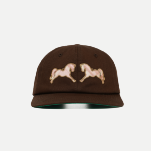 Goers Studio Horse Snapback in Brown