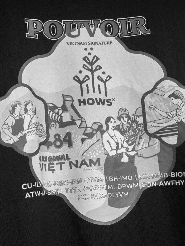 HOWS｜THE Pouvoir TEE / Black