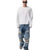 STRESSMAMA Ss26 Sheer Longsleeve 長袖T(白)