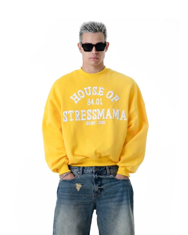 STRESSMAMA Ss26 Hosm Sweater 毛衣(黃)