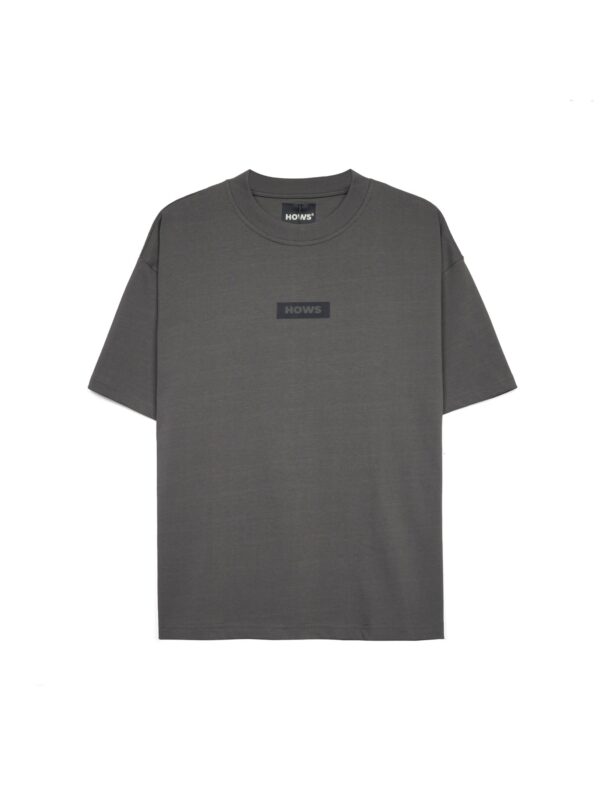 HOWS｜Basic TEE LOGO / LEAD GREY