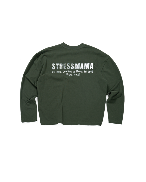 STRESSMAMA Fw25 Regular Longsleeve 長袖T(綠)