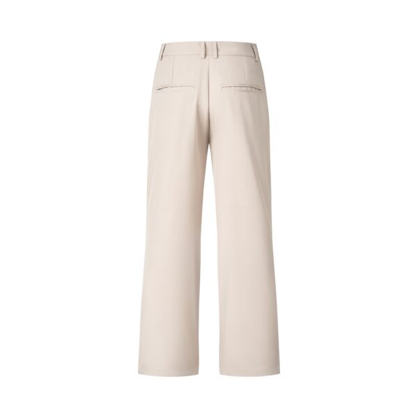 MAVERIK STUDIO｜MAVERIK® PLEATED FLARED TROUSERS ( CREAM )