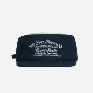 Goers Studio Unforgettable Painters Cap in White & Navy