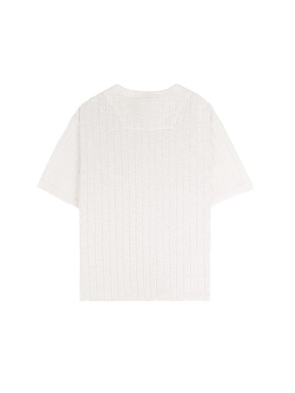 HOWS｜Fitted Henley T-shirt / Cream