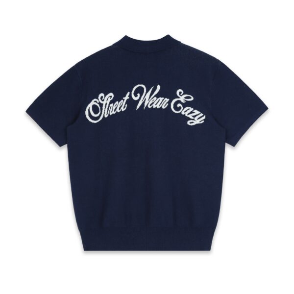 SWE Knit Polo 針織T(藍)