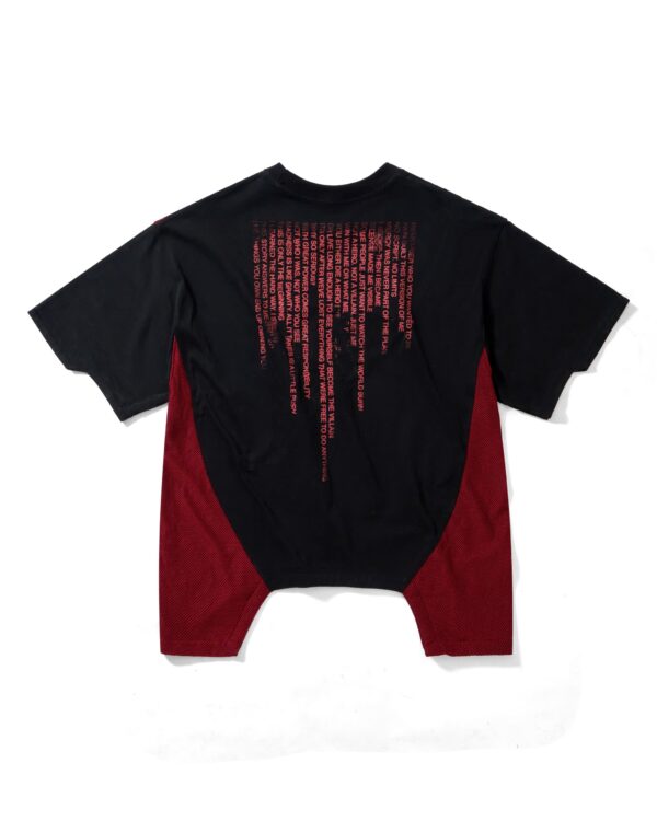 DKILLUMINATE｜BURNT MESH T-SHIRT