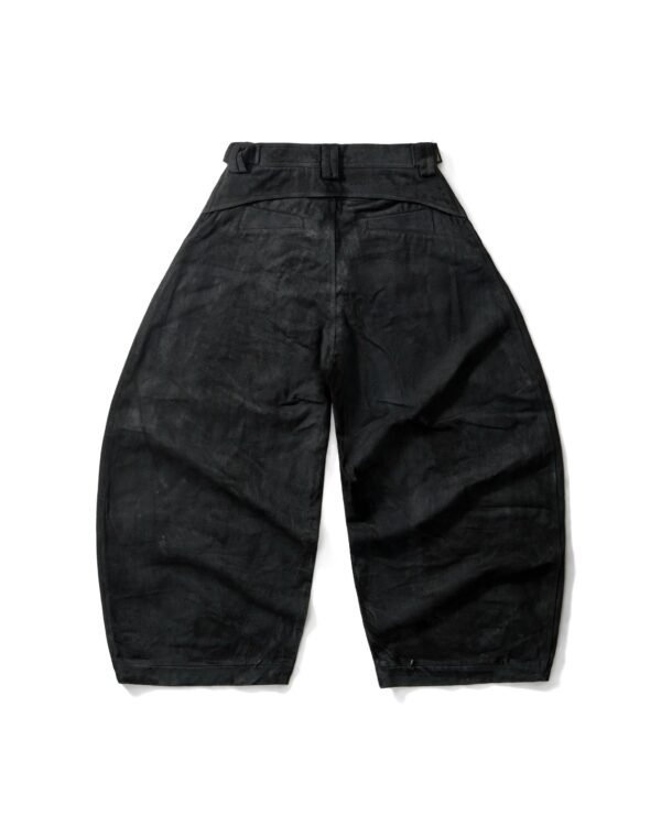 DKILLUMINATE｜BLACK WAXED BALLOON PANTS