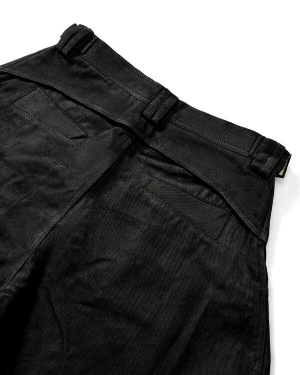 DKILLUMINATE｜BLACK WAXED BALLOON PANTS