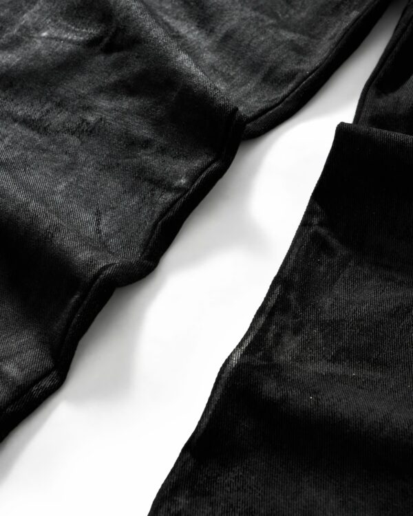 DKILLUMINATE｜BLACK WAXED BALLOON PANTS