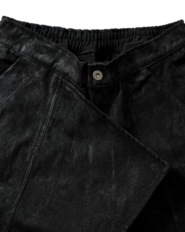DKILLUMINATE｜SHADOW WAX LEATHER SHORTS