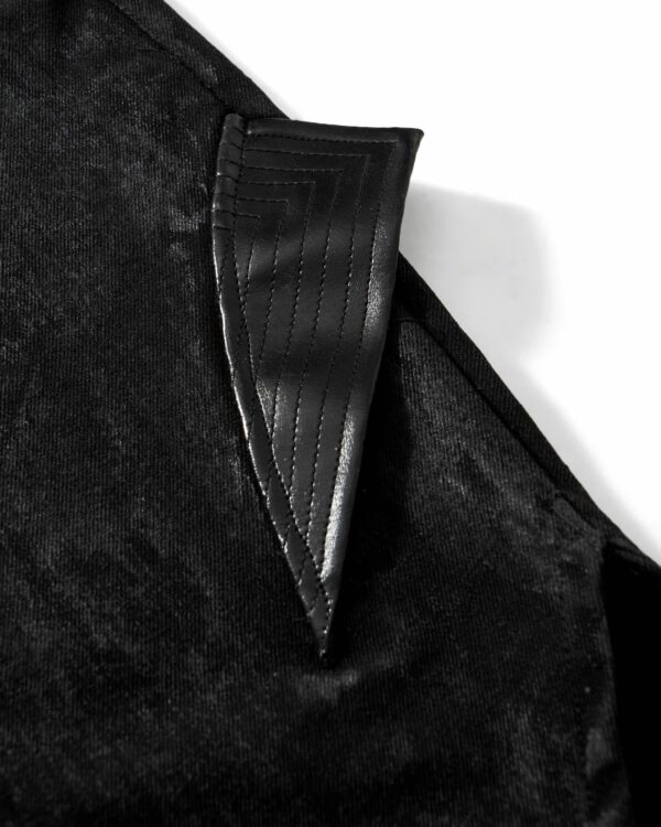 DKILLUMINATE｜SHADOW WAX LEATHER SHORTS