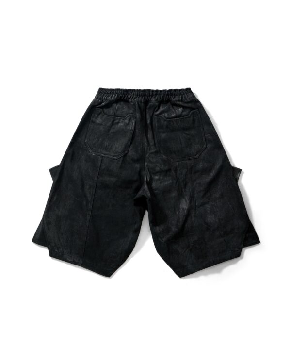 DKILLUMINATE｜SHADOW WAX LEATHER SHORTS