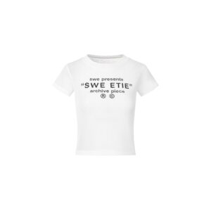 SWE Etie 短版合身T(白)