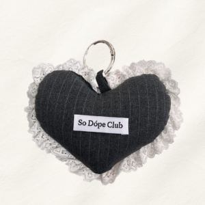 3-3 So Dópe|Dempsey Heart Keychain