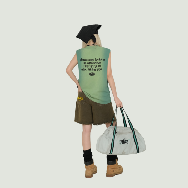 3 Unkrush Áo TANKTOP - Urban Bottle Green