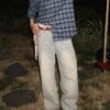 HOWS｜Inside-out Jeans Pants / Light GREY