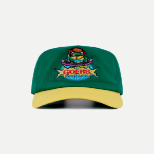 Goers Studio DJ Froggy Cap in Green and Yellow