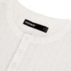 HOWS｜Fitted Henley T-shirt / Cream