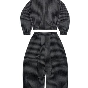 Push Push Gingham 制服套組(金黑格)