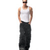 STRESSMAMA Mamafia Distressed Jeans 牛仔褲(黑)