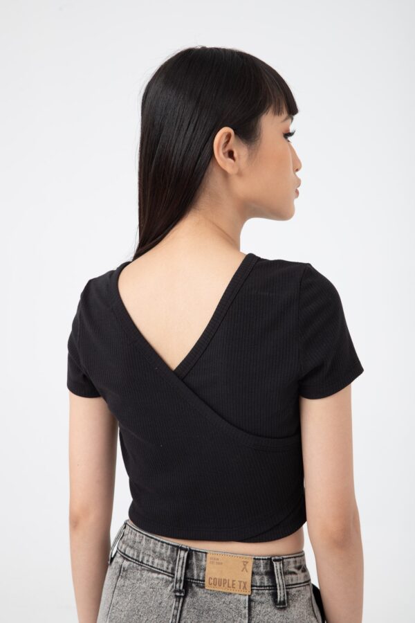 COUPLETX｜Tee Nữ Đắp Chéo Thân Sau