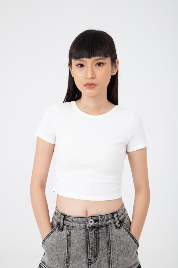 COUPLETX｜Tee Nữ Đắp Chéo Thân Sau