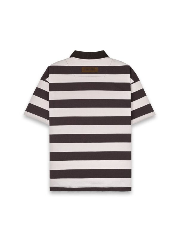 HOWS｜Striped POLO / Brown