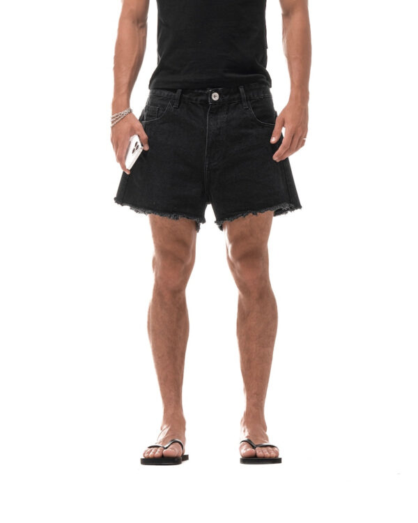 STRESSMAMA Hôtel Mama Denim Shorts 牛仔褲(黑)