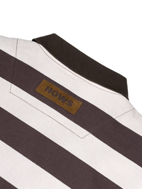 HOWS｜Striped POLO / Brown