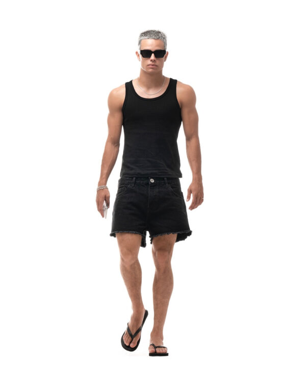 STRESSMAMA Hôtel Mama Denim Shorts 牛仔褲(黑)
