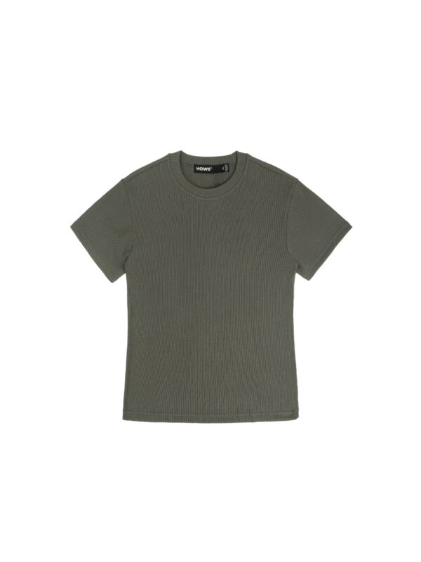 HOWS｜Ribbed T-shirt / MOSS