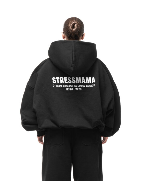 STRESSMAMA Fall25 01 Team Hoodie 帽T(黑)