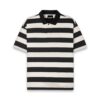 HOWS｜Striped POLO / Black