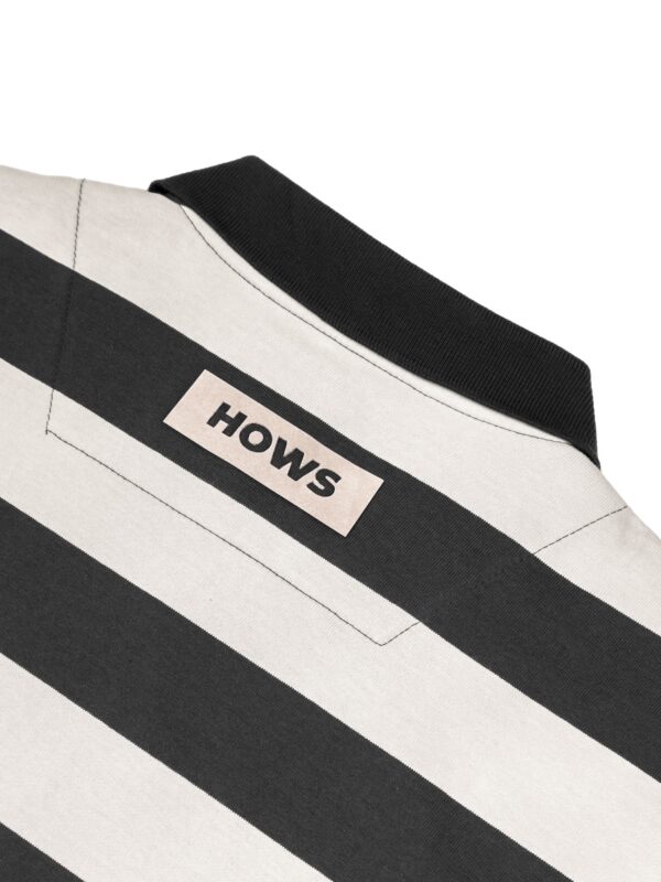 HOWS｜Striped POLO / Black