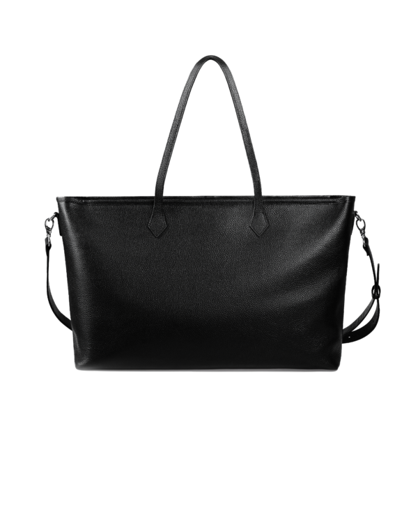STRESSMAMA Fw25 Signature Leather Tote Bag 服飾(黑)