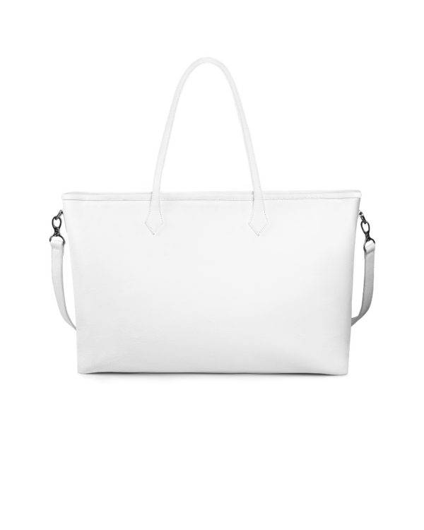 STRESSMAMA Fw25 Signature Leather Tote Bag 服飾(白)