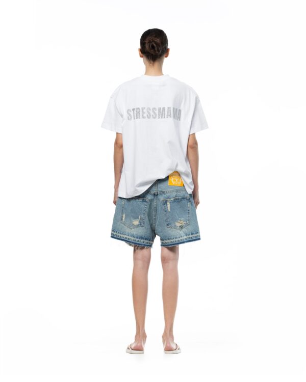 STRESSMAMA Ssma Glitter T-shirt T恤(白)