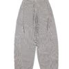 HOWS｜Striped Khaki Pants / Black X White
