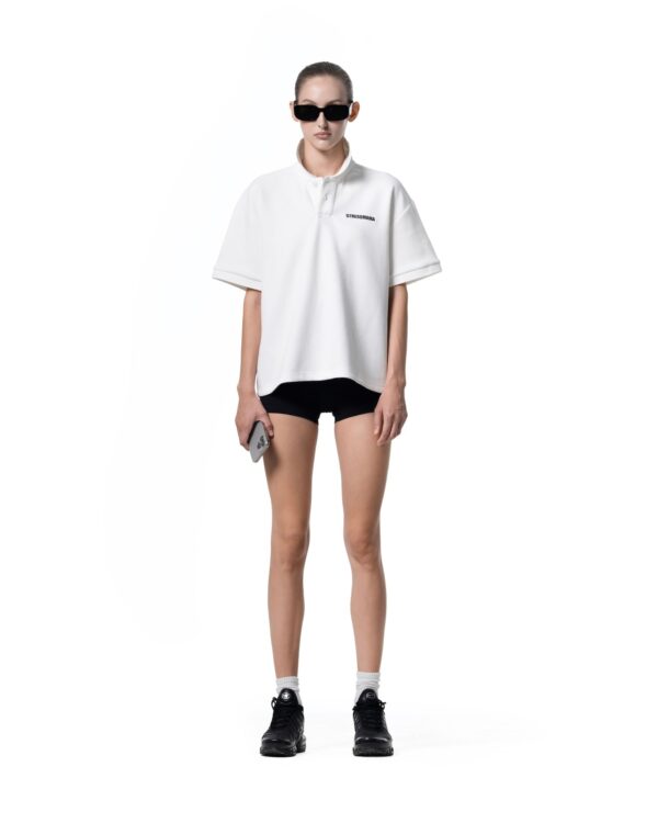 STRESSMAMA Ssma Logo Polo T-shirt T恤(白)