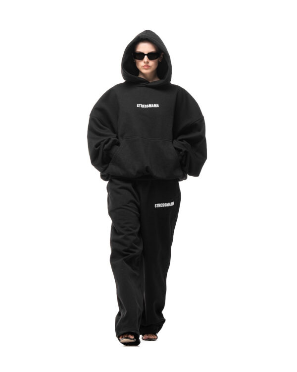 STRESSMAMA Fall25 01 Team Hoodie 帽T(黑)
