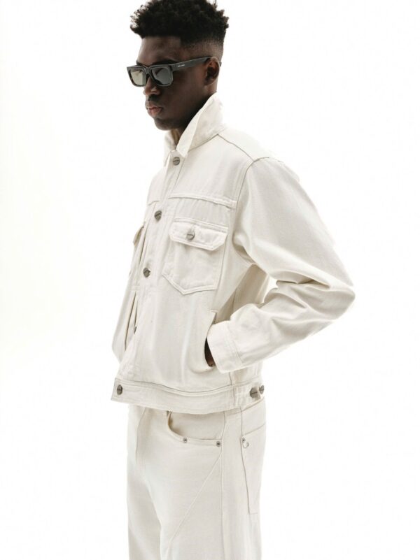 MAVERIK STUDIO｜MAVERIK® TRUCKER DENIM JACKET ( OFF WHITE )