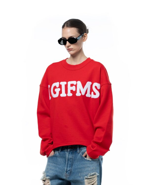 STRESSMAMA Ssma Igifms Embroidery Longsleeve 長袖T(紅)