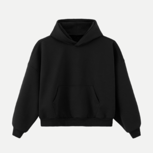 Goers Studio Capsule Boxy Hoodie in Black