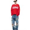 STRESSMAMA Ssma Igifms Embroidery Longsleeve 長袖T(紅)