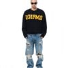 STRESSMAMA Ssma Igifms Embroidery Longsleeve 長袖T(黑)