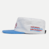 Goers Studio Signature Pillbox Cap in Blue & White