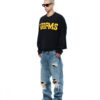 STRESSMAMA Ssma Igifms Embroidery Longsleeve 長袖T(黑)
